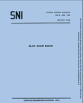 Alat Ukur Bunyi (SNI 05 - 2962 - 1992)