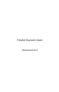 Image of Filsafat Ekonomi Islam