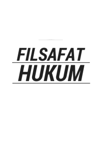 Image of Filsafat Hukum
