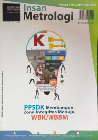 Insan Metrologi Volume 5 No. 2 April-Juni 2021