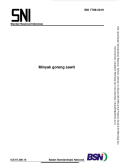 Minyak Goreng Sawit (SNI 7709:2019)