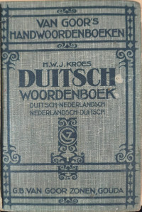 Image of Duitsch Handwoordenboek = Kamus Saku Bahasa Belanda