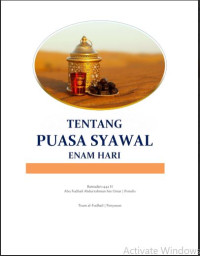 Image of Tentang Puasa Syawal Enam Hari